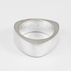 High Polished Triangle Ring